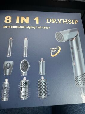 8-in-1 DRYHSIP 
MULTI FUNRIONAL STYLING HAIR DRYER